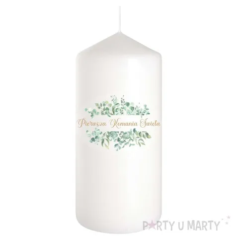 swieca komunia eukaliptus beauty 12 cm