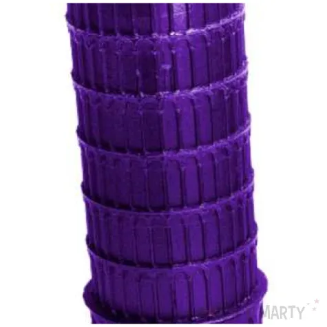 swieca krzywa wieza w pizie fioletowy metalik candellana