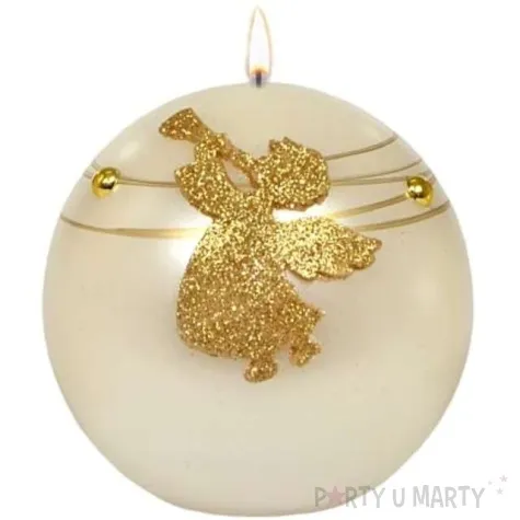 swieca kula aniol rafael perlowa adpal 100 mm