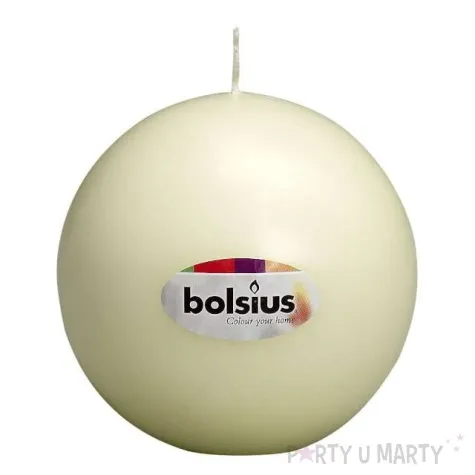 swieca kula classic kremowy bolsius 70mm