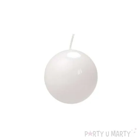 swieca kula fi 60 lakier biala 1 szt