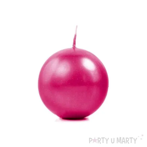 swieca kula fi 60 metalik amarant 1 szt