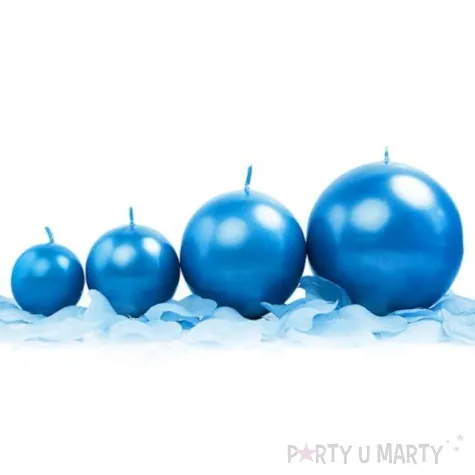 swieca kula fi 60 metalik c turkus 1 szt