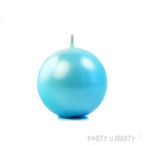 swieca kula fi 60 metalik turkus 1 szt