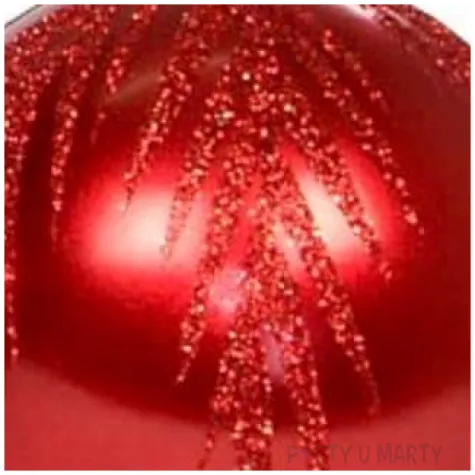 swieca kula galazki swierku czerwona adpal 80 mm