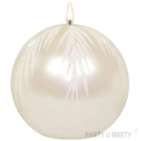 swieca kula galazki swierku perlowa adpal 100 mm