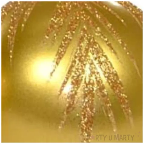 swieca kula galazki swierku zlota adpal 80 mm