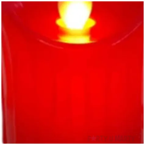 swieca led classic czerwona 7 7 4 5 cm