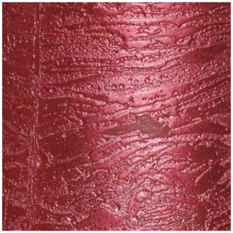 swieca led deluxe czerwona guirca 10 cm