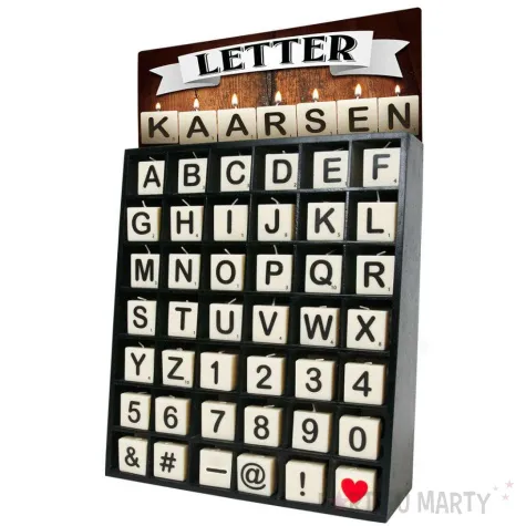 swieca literki i znaki cyfra 9 bialy pd party 40x20 mm