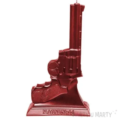 swieca magnum 44 czerwony metalik candellana