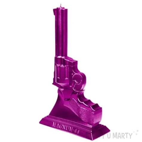 swieca magnum 44 rozowy metalik candellana