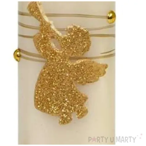 swieca pienkowa aniol rafael perlowa adpal 150 58 mm