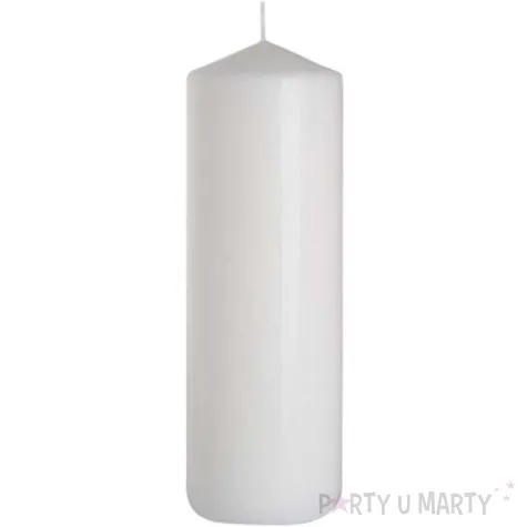 swieca pienkowa classic biala bispol 250 80 mm