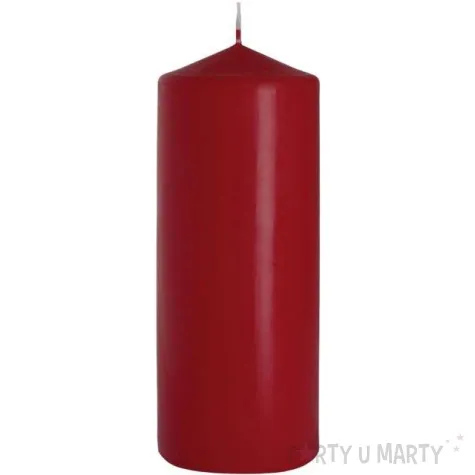swieca pienkowa classic bordowa bispol 200 78 mm