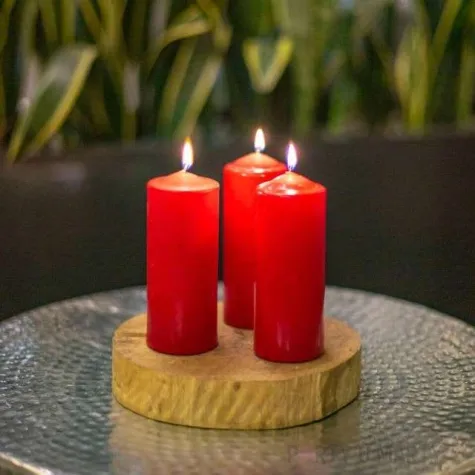 swieca pienkowa classic bordowa bispol 250 80 mm