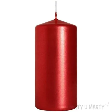 swieca pienkowa classic metallic czerwona bispol 100 48 mm