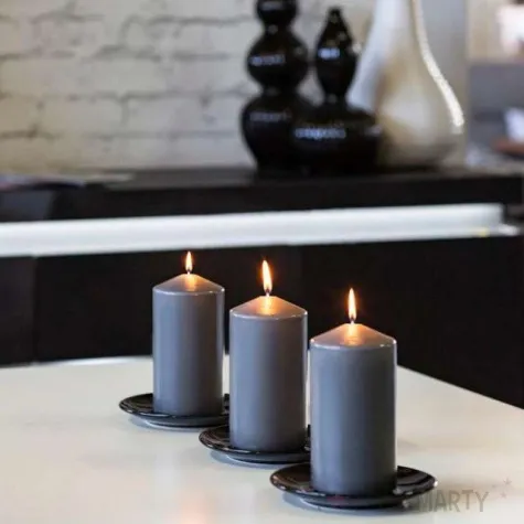 swieca pienkowa classic szara bispol 250 78 mm