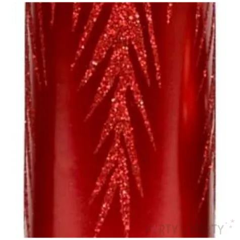 swieca pienkowa galazki swierku bordowa adpal 120 58 mm