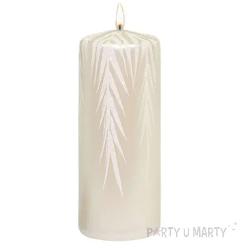 swieca pienkowa galazki swierku perlowa adpal 150 58 mm