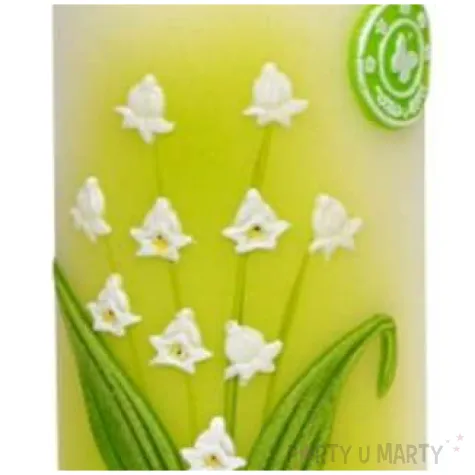 swieca pienkowa konwalia biala adpal 150 70 mm