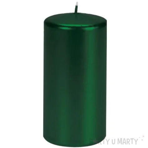 swieca pienkowa metalik zielona ciemna 120 mm ravi