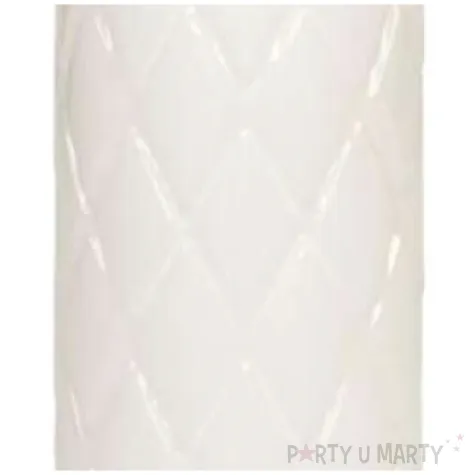 swieca pienkowa pikowana lakierowana biala adpal 150 70 mm