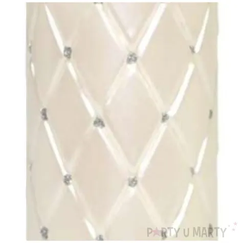 swieca pienkowa pikowana metaliczna perlowa adpal 150 70 mm