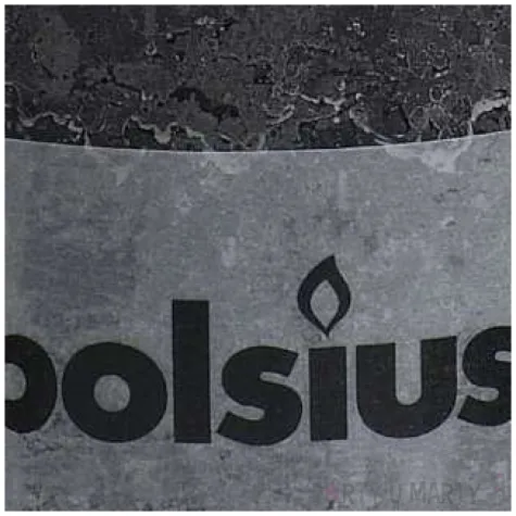 swieca pienkowa rustic antracytowa bolsius 100 100 mm