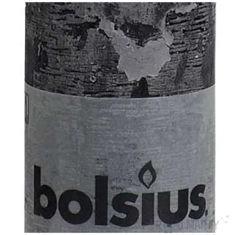 swieca pienkowa rustic antracytowa bolsius 100 50 mm