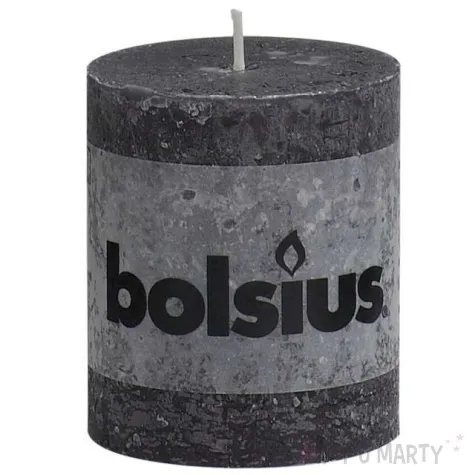 swieca pienkowa rustic antracytowa bolsius 80 68 mm