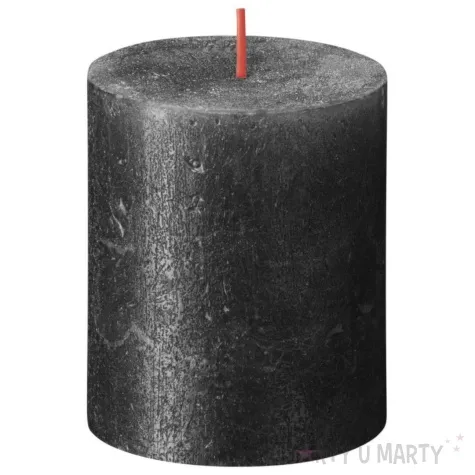swieca pienkowa rustic antracytowy bolsius 80 68 mm
