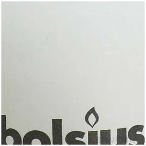swieca pienkowa rustic biala bolsius 100 100 mm