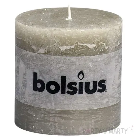 swieca pienkowa rustic kredowa bolsius 100 100 mm