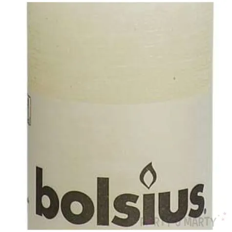 swieca pienkowa rustic kremowa bolsius 100 50 mm