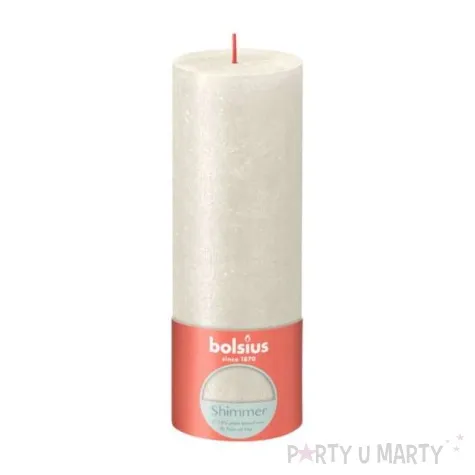 swieca pienkowa rustic kremowy bolsius 190 68 mm