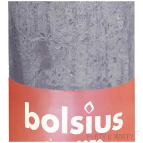 swieca pienkowa rustic lawendowy matowy bolsius 130 68 mm