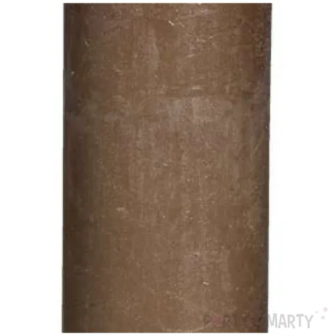 swieca pienkowa rustic metallic brazowa bolsius 190 68 mm