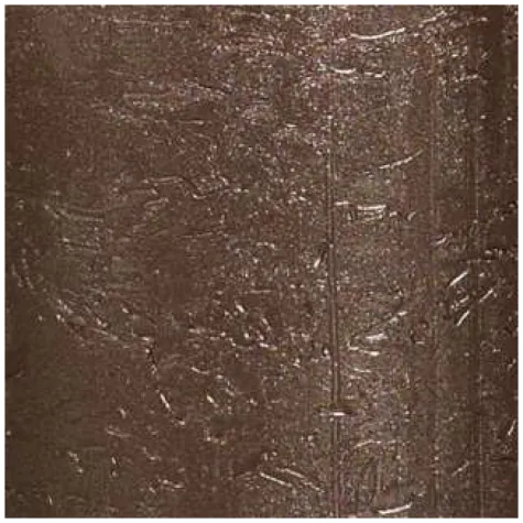 swieca pienkowa rustic metallic brazowa bolsius 80 68 mm