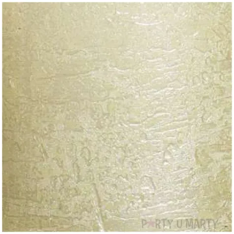 swieca pienkowa rustic metallic kremowa bolsius 80 68 mm