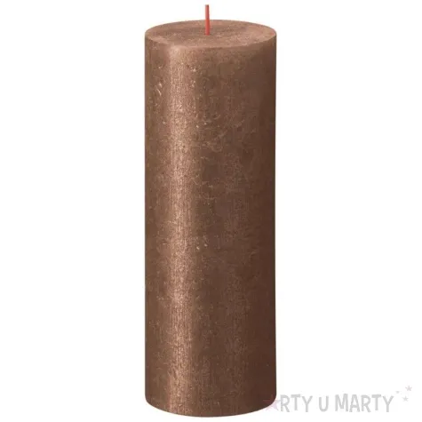 swieca pienkowa rustic miedziany bolsius 190 68 mm