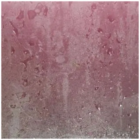 swieca pienkowa rustic ombre rozowo srebrna bolsius 80 68 mm