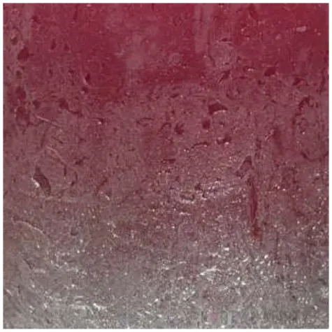 swieca pienkowa rustic ombre srebrno bordowa bolsius 80 68 mm