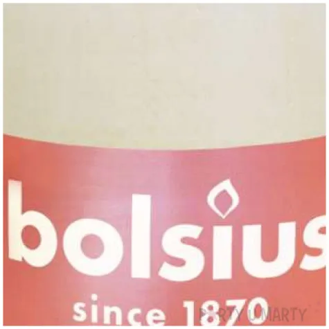 swieca pienkowa rustic perlowy bolsius 100 100 mm