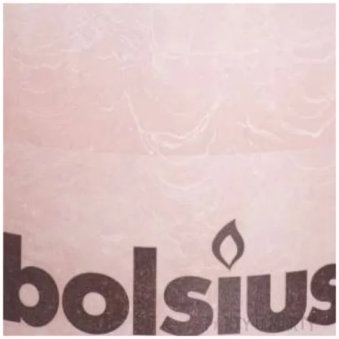 swieca pienkowa rustic rozowy pastel bolsius 100 100 mm