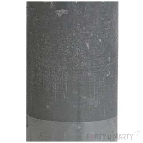 swieca pienkowa rustic szary jasny bolsius 190 68 mm