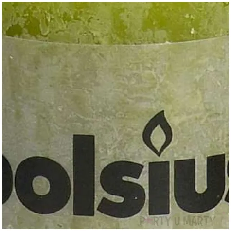 swieca pienkowa rustic zielona trzcinowa bolsius 80 68 mm