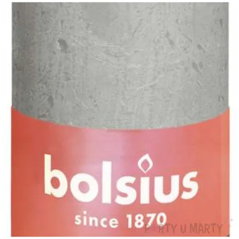 swieca pienkowa rustic zielony mglisty bolsius 100 50 mm