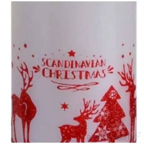 swieca pienkowa scandinavian bartek candles 60 130 mm