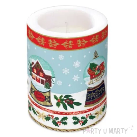 swieca pienkowa sniezne kule paw 120 100mm